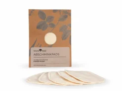 Grüne Erde Feste Kosmetik & Alles Mit Kunststofffreier Verpackung^Abschminkpads, 5 Stück im Set, 100 % Baumwolle, Frottee, GOTS