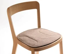 Grüne Erde Stühle & Bänke^Asensio Stuhlauflage, inkl. Gitterstoppmatte, 100% SSW - Filz Haselnuss