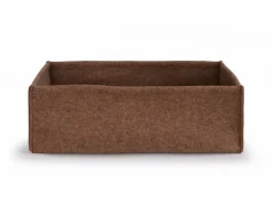 Grüne Erde Ordnung & Aufbewahrung^Aufbewahrungskorb aus Wollfilz, braun 35 x 60 x 20 cm