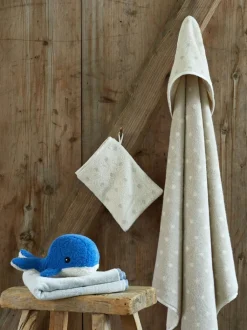 Kinder Grüne Erde Badtextilien & Pflege|Baby- Und Kinderpflege^Baby-Kapuzenbadetuch Pünktchen, , 80 x 80 cm, 100 % Baumwolle, GOTS