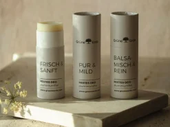Grüne Erde Körperpflege|Feste Kosmetik & Alles Mit Kunststofffreier Verpackung^BALSAMISCH & REIN festes Deo aluminiumfrei 50 g