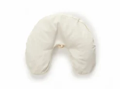 Grüne Erde Spezial- & Nackenstützkissen^Überzug für Halbmondkissen, BW-Satin, natur, 38 x 35 x 6 cm, 100 % Baumwolle, GOTS