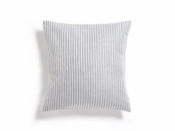 Grüne Erde Spezial- & Nackenstützkissen^Überzug für Reisekissen HENRY, blau, 40 x 40 cm, 60 % Baumwolle/40 % Leinen