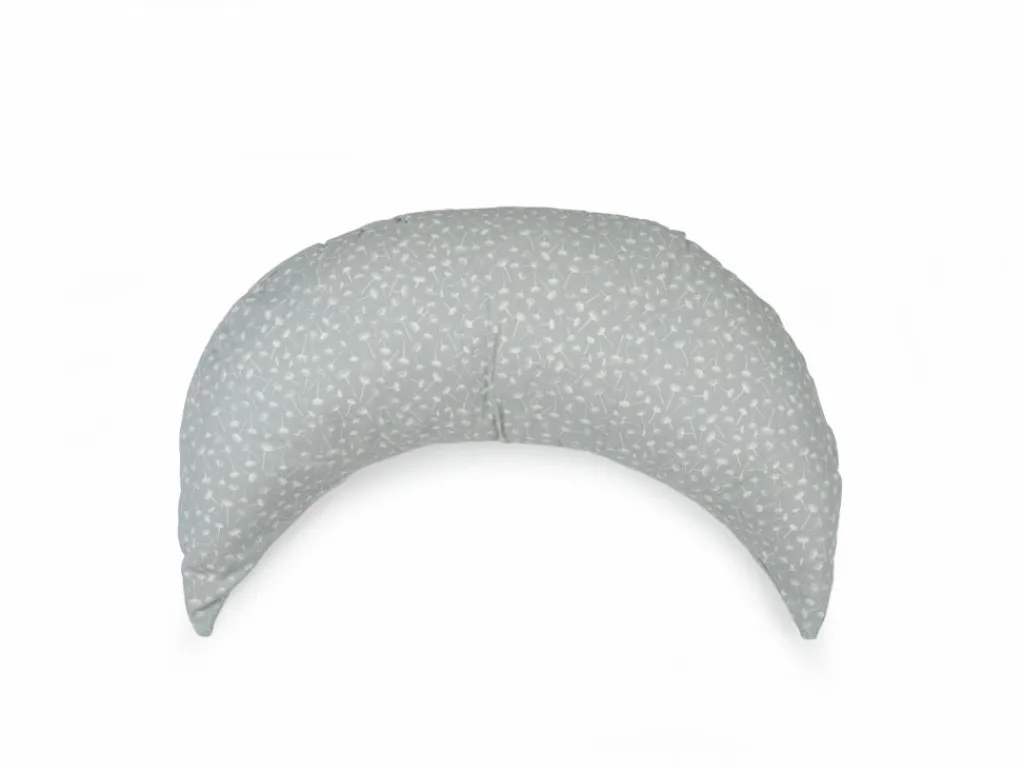 Kinder Grüne Erde Stillkissen Und Seitenschläferkissen^Überzug für Stillkissen Mond, Julie blaugrau, 40 x 60 cm, 100 % Baumwolle, GOTS