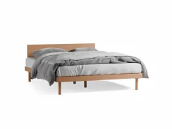 Grüne Erde Betten^Bett Jukai Pur, mit Flächenbetthaupt, inkl. integriertem Lattenrost, 160 x 200 cm,