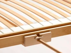 Grüne Erde Betten^Bett Jukai Pur, mit Flächenbetthaupt, inkl. integriertem Lattenrost, 180 x 200 cm,