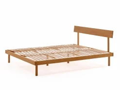 Grüne Erde Betten^Bett Jukai Pur, mit Stegbetthaupt, inkl. integriertem Lattenrost, 160 x 200 cm,