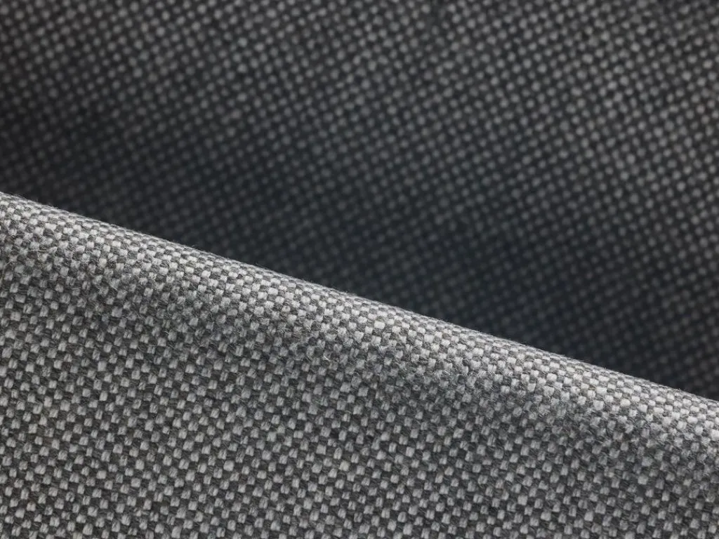 Grüne Erde Betten^Bett Lorea mit Polsterbetthaupt, 160 x 200 cm, Wollstoff Elverum Mocca (73), Eiche