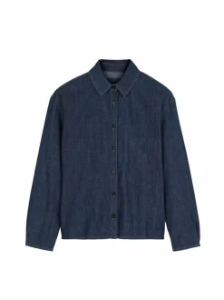 Grüne Erde Denim|Blusen^Bluse aus Bio-Baumwolle, 36 dark denim, 38, GOTS