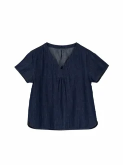 Grüne Erde Blusen^Bluse aus Bio-Baumwolle, 36 dark denim, 38, GOTS