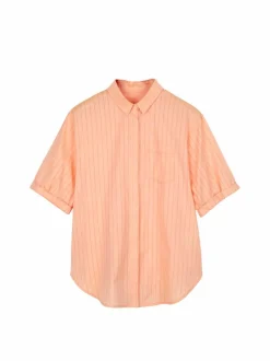 Grüne Erde Blusen^Bluse aus Bio-Baumwolle, 25 peach, S, GOTS