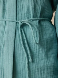 Grüne Erde Jacken & Mäntel^Blusenjacke aus Bio-Baumwolle, 29 tourmaline, 38, GOTS