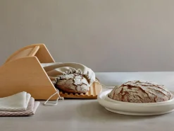 Grüne Erde Küchenaccessoires^Brotbackplatte aus Spezialkeramik, ø 30 cm, H 4 cm