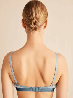 Grüne Erde Unterwäsche^Bustier, 100 % Bio Baumwolle, 04 grau melange, 85A