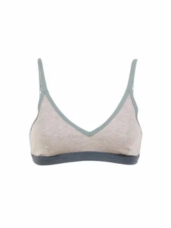 Grüne Erde Unterwäsche^Bustier, 100 % Bio Baumwolle, 04 grau melange, 85A