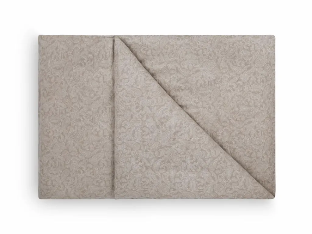 Grüne Erde Deckenbezüge|Deckenbezüge^Deckenüberzug CAMILLO, sand, 140 x 200 cm, 100 % Baumwolle, Jacquard, GOTS