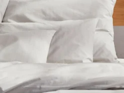 Grüne Erde Deckenbezüge|Deckenbezüge^Deckenüberzug FABIA Pur, stein, 140 x 200 cm, 100 % Baumwolle, Chambray, GOTS