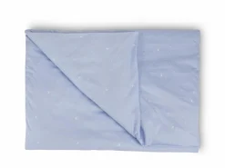 Kinder Grüne Erde Kinderbettwäsche^Deckenüberzug LUNA, himmelblau, 80 x 80 cm, 100 % Baumwolle, Satin, GOTS