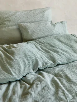 Grüne Erde Deckenbezüge|Deckenbezüge^Deckenüberzug VIVIEN, , 140 x 200 cm, 100 % Baumwolle, Musselin, GOTS