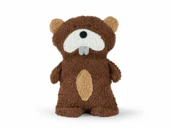 Grüne Erde Zier- & Wärmekissen|Geschenke-Guide^Dinkel-Wärmekissen, Benno der Biber, ca. 27 cm, Überzug: 100 % Baumwolle, Füllung: 100 % Dinkelkorn, GOTS