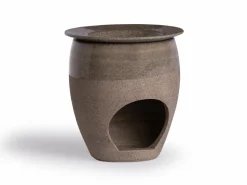 Grüne Erde Duftlampen & Duftsteine|Aromaölmischungen^Duftlampe aus Basalt, H 13 cm, ø 12 cm