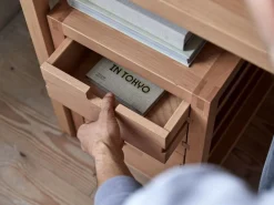 Grüne Erde Büro^Einschubschrank Quint inkl. 4 Laden, B 34 x T 60 x H 51 cm,