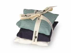 Grüne Erde Einschlafhilfen|Geschenke-Guide^3er-Set Lavendelkissen, 8 x 8 cm, Füllung: 100 % Lavendel, Lavendel kbA