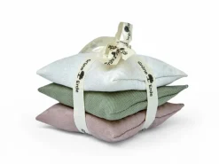 Grüne Erde Einschlafhilfen|Geschenke-Guide^3er-Set Lavendelkissen, 8 x 8 cm, Füllung: 100 % Lavendel, Lavendel kbA