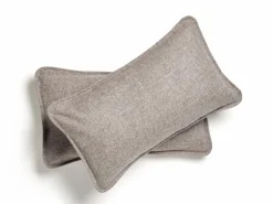 Grüne Erde Schlafsofas|Sofakissen^2er-Set Sofakissen Doppio, 30 x 50 cm, Überzug: Wollstoff Tano Natur (79), Füllung: 100 % Schurwolle