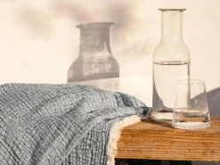 Grüne Erde Gläser, Karaffen & Kannen^6er-Set Wasser- & Saftglas Blume des Lebens, H 10 cm, ø 8,5 cm, 380 ml