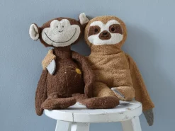 Grüne Erde Geschenke-Guide|Kuscheltiere & Spielzeug^Faultier Fernando, ca. 50 cm, Bezug: 100 % Baumwolle, Füllung: 100 % Schurwolle (Schaf), GOTS