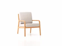 Grüne Erde Polstersessel & Hocker^Fauteuil Kador, mit Bezug Wollstoff Tano Natur (79),