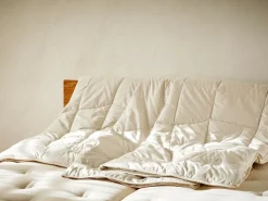 Grüne Erde Bettdecken^Ganzjahresdecke Kamelhaar, 140 x 200 cm, 400 g/m2