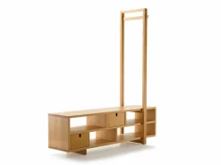 Grüne Erde Garderobe^Garderobe Valetto groß mit Bügel, 2 Laden,, B 152.9,