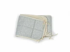 Kinder Grüne Erde Babyschlaf^Gitterbettumrandung, Julie , 26 x 230 cm, 100 % Baumwolle, GOTS