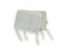 Kinder Grüne Erde Babyschlaf^Gitterbettumrandung, Julie , 26 x 230 cm, 100 % Baumwolle, GOTS