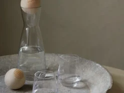 Grüne Erde Geschenke-Guide|Gläser, Karaffen & Kannen^Glaskaraffe mit Zirbenkugel, 1 l, H 25,5 cm, Kugel = 7,0 cm