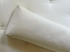 Grüne Erde Spezial- & Nackenstützkissen^Großes Stützkissen weich, 30 x 120 x 8 cm, feine Schafschurwolle, GOTS, NATURTEXTIL BEST