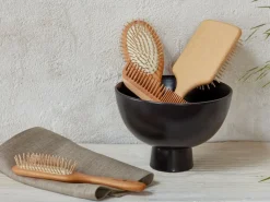 Grüne Erde Haarpflege^Haarbürste oval, ca. 23 cm, Buchenholz, Naturkautschuk