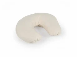 Grüne Erde Spezial- & Nackenstützkissen^Halbmond-Nackenkissen gefüllt mit Naturlatexflocken, 37 x 29 x 7 cm