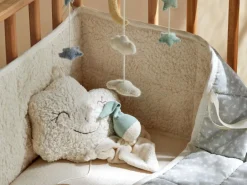 Kinder Grüne Erde Kuscheltiere & Spielzeug^Handgefilztes Kindermobile mit Sternen, Wolken und Mond, 100 % Schurwolle (Schaf)