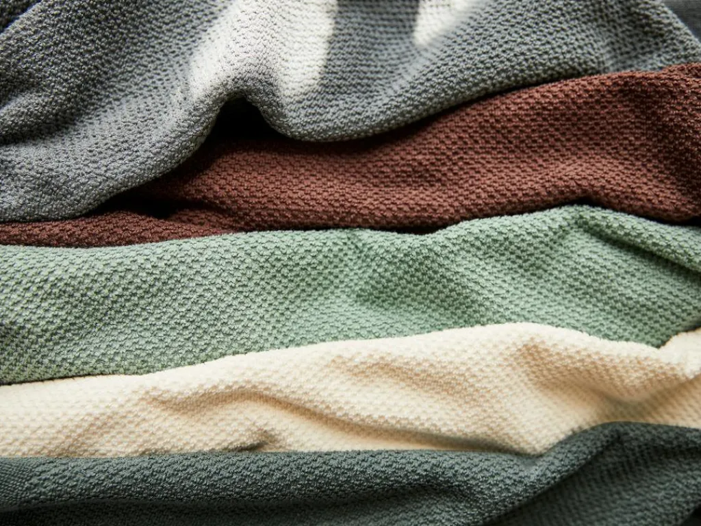 Grüne Erde Handtücher^Handtuch Perlfang, , 50 x 100 cm, 100 % Baumwolle, GOTS