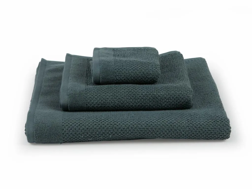 Grüne Erde Handtücher^Handtuch Perlfang, , 50 x 100 cm, 100 % Baumwolle, GOTS