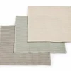 Grüne Erde Küchentextilien|Küchentextilien^Haushaltstücher, 3er-Set, schilf, 35 x 35 cm, 100 % Baumwolle, Waffelpiquet, GOTS