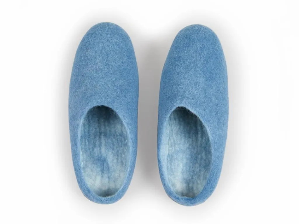 Grüne Erde Hausschuhe^Hausschuh Amale, , Größe 38/39, 100 % Schurwolle (Schaf) mit pflanzlich gegerbter Ledersohle