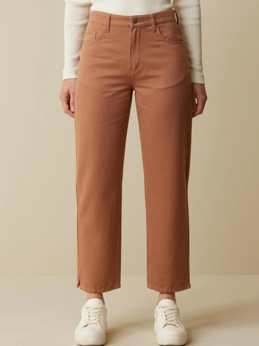 Grüne Erde Hosen, Jeans & Röcke^Hose-7/8, 100 % Bio-Baumwolle, 25 kupfer, 32, GOTS