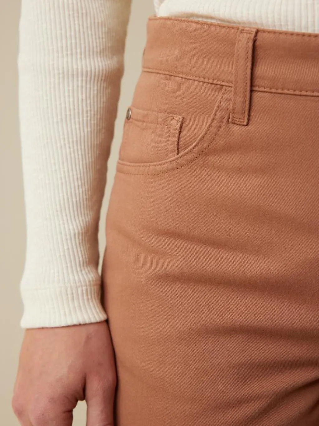 Grüne Erde Hosen, Jeans & Röcke^Hose-7/8, 100 % Bio-Baumwolle, 25 kupfer, 32, GOTS