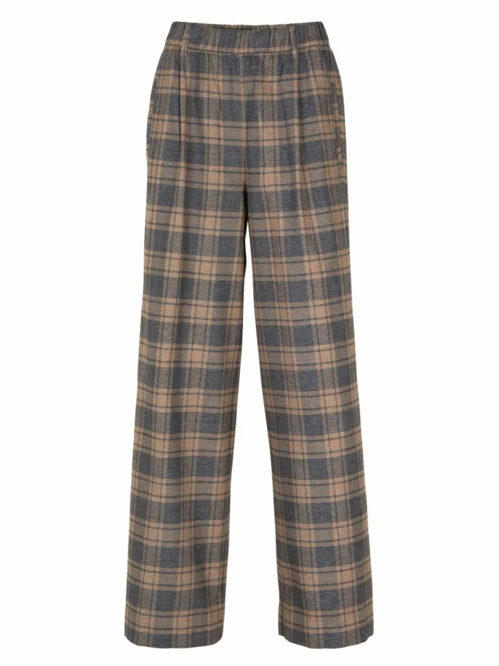 Grüne Erde Hosen, Jeans & Röcke^Hose aus Bio-Baumwolle, 60 karo anthrazit/nougat, 38, GOTS