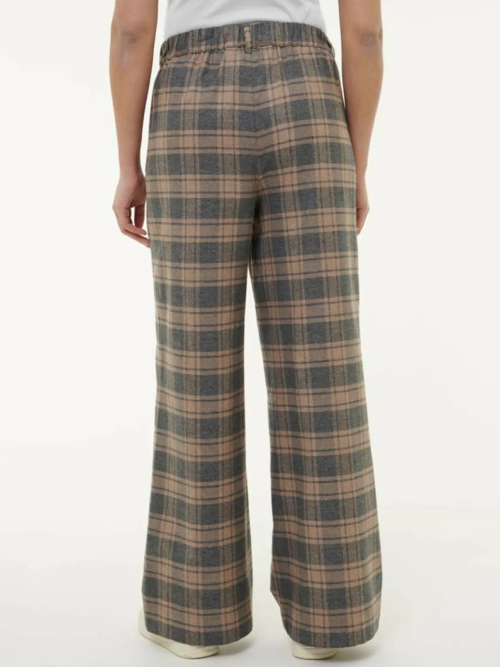 Grüne Erde Hosen, Jeans & Röcke^Hose aus Bio-Baumwolle, 60 karo anthrazit/nougat, 38, GOTS