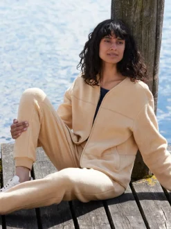 Grüne Erde Jacken & Mäntel^Jacke aus Bio-Baumwolle, 57 caramel, S, GOTS